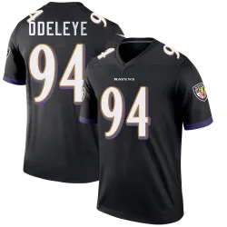 Men's Adedayo Odeleye Baltimore Ravens No.94 Legend Jersey - Black