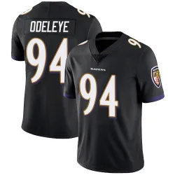 Men's Adedayo Odeleye Baltimore Ravens No.94 Limited Alternate Vapor Untouchable Jersey - Black