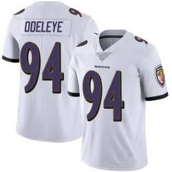 Men's Adedayo Odeleye Baltimore Ravens No.94 Limited Vapor Untouchable Jersey - White