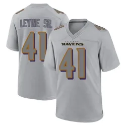 Men's Anthony Levine Sr. Baltimore Ravens No.41 Game Atmosphere Fashion Jersey - Gray