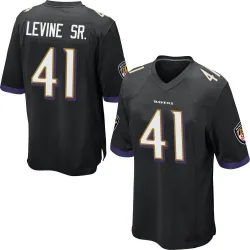 Men's Anthony Levine Sr. Baltimore Ravens No.41 Game Jersey - Black