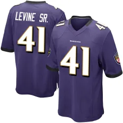 Men's Anthony Levine Sr. Baltimore Ravens No.41 Game Team Color Jersey - Purple