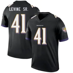 Men's Anthony Levine Sr. Baltimore Ravens No.41 Legend Jersey - Black