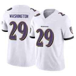 Men's Ar'Darius Washington Baltimore Ravens No.29 Limited Vapor F.U.S.E. Jersey - White