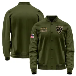 Men's Baltimore Ravens No. Salute to Service Sideline Performance Jacket - Olive