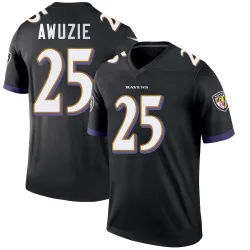 Men's Chidobe Awuzie Baltimore Ravens No.25 Legend Jersey - Black