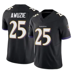 Men's Chidobe Awuzie Baltimore Ravens No.25 Limited Vapor F.U.S.E. Jersey - Black