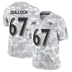 Men's Corey Bullock Baltimore Ravens No.67 Limited 2024 Salute to Service Jersey - Arctic Camo