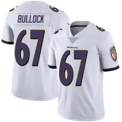 Men's Corey Bullock Baltimore Ravens No.67 Limited Vapor Untouchable Jersey - White