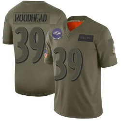 Men's Danny Woodhead Baltimore Ravens No.39 Limited 2019 Salute to Service Jersey - Camo