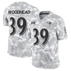 Men's Danny Woodhead Baltimore Ravens No.39 Limited 2024 Salute to Service Jersey - Arctic Camo