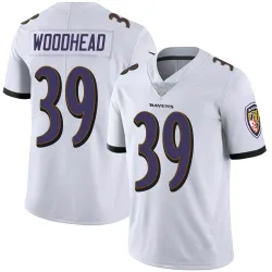 Men's Danny Woodhead Baltimore Ravens No.39 Limited Vapor Untouchable Jersey - White