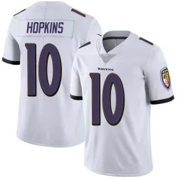 Men's DeAndre Hopkins Baltimore Ravens No.10 Limited Vapor Untouchable Jersey - White