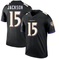 Men's DeSean Jackson Baltimore Ravens No.15 Legend Jersey - Black