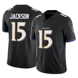 Men's DeSean Jackson Baltimore Ravens No.15 Limited Vapor F.U.S.E. Jersey - Black