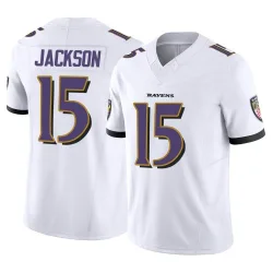 Men's DeSean Jackson Baltimore Ravens No.15 Limited Vapor F.U.S.E. Jersey - White