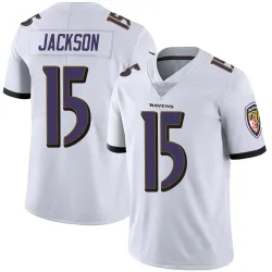 Men's DeSean Jackson Baltimore Ravens No.15 Limited Vapor Untouchable Jersey - White