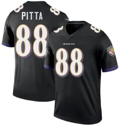 Men's Dennis Pitta Baltimore Ravens No.88 Legend Jersey - Black