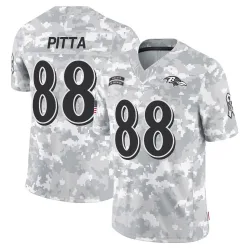 Men's Dennis Pitta Baltimore Ravens No.88 Limited 2024 Salute to Service Jersey - Arctic Camo