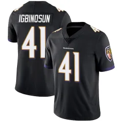 Men's Desmond Igbinosun Baltimore Ravens No.41 Limited Alternate Vapor Untouchable Jersey - Black