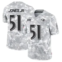 Men's Emery Jones Jr. Baltimore Ravens No.51 Limited 2024 Salute to Service Jersey - Arctic Camo