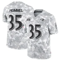 Men's Jacob Hummel Baltimore Ravens No.35 Limited 2024 Salute to Service Jersey - Arctic Camo