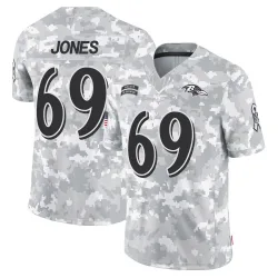 Men's Jayson Jones Baltimore Ravens No.69 Limited 2024 Salute to Service Jersey - Arctic Camo