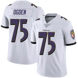 Men's Jonathan Ogden Baltimore Ravens No.75 Limited Vapor Untouchable Jersey - White