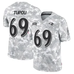 Men's Josh Tupou Baltimore Ravens No.69 Limited 2024 Salute to Service Jersey - Arctic Camo