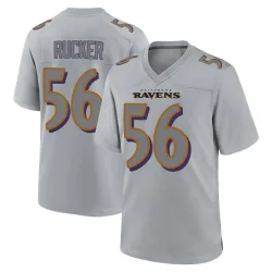 Men's Kaimon Rucker Baltimore Ravens No.56 Game Atmosphere Fashion Jersey - Gray