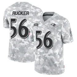 Men's Kaimon Rucker Baltimore Ravens No.56 Limited 2024 Salute to Service Jersey - Arctic Camo