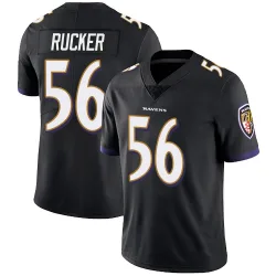 Men's Kaimon Rucker Baltimore Ravens No.56 Limited Alternate Vapor Untouchable Jersey - Black