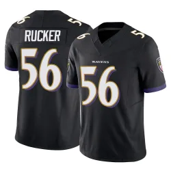 Men's Kaimon Rucker Baltimore Ravens No.56 Limited Vapor F.U.S.E. Jersey - Black