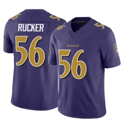 Men's Kaimon Rucker Baltimore Ravens No.56 Limited Vapor F.U.S.E. Jersey - Purple