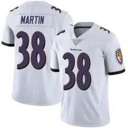 Men's Keyon Martin Baltimore Ravens No.38 Limited Vapor Untouchable Jersey - White