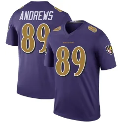 Men's Mark Andrews Baltimore Ravens No.89 Legend Color Rush Jersey - Purple