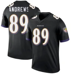 Men's Mark Andrews Baltimore Ravens No.89 Legend Jersey - Black