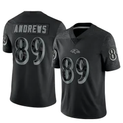 Men's Mark Andrews Baltimore Ravens No.89 Limited Reflective Jersey - Black