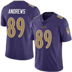 Men's Mark Andrews Baltimore Ravens No.89 Limited Team Color Vapor Untouchable Jersey - Purple