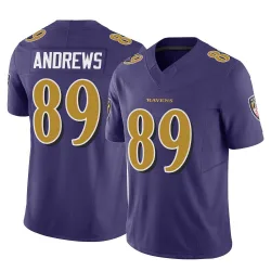 Men's Mark Andrews Baltimore Ravens No.89 Limited Vapor F.U.S.E. Jersey - Purple