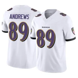 Men's Mark Andrews Baltimore Ravens No.89 Limited Vapor F.U.S.E. Jersey - White