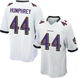 Men's Marlon Humphrey Baltimore Ravens No.44 Game Jersey - White