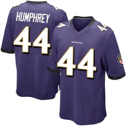 Men's Marlon Humphrey Baltimore Ravens No.44 Game Team Color Jersey - Purple