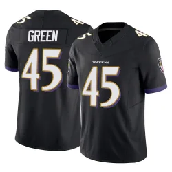 Men's Mike Green Baltimore Ravens No.45 Limited Vapor F.U.S.E. Jersey - Black