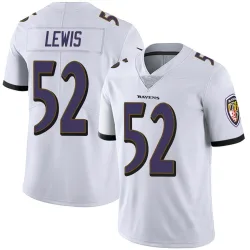 Men's Ray Lewis Baltimore Ravens No.52 Limited Vapor Untouchable Jersey - White