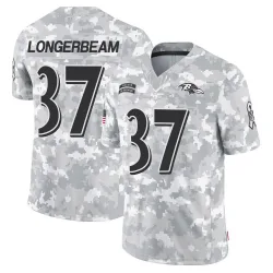 Men's Robert Longerbeam Baltimore Ravens No.37 Limited 2024 Salute to Service Jersey - Arctic Camo