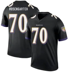Men's Roger Rosengarten Baltimore Ravens No.70 Legend Jersey - Black