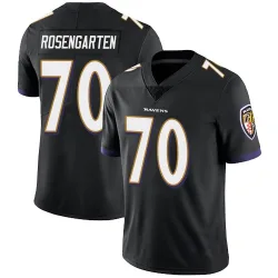 Men's Roger Rosengarten Baltimore Ravens No.70 Limited Alternate Vapor Untouchable Jersey - Black