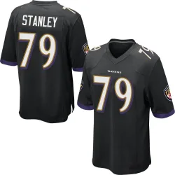 Men's Ronnie Stanley Baltimore Ravens No.79 Game Jersey - Black