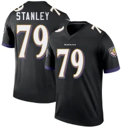 Men's Ronnie Stanley Baltimore Ravens No.79 Legend Jersey - Black